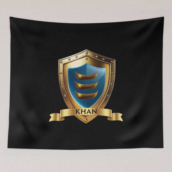 Item preview, Khan Name Crest Prestige and Power, Galleys of Honor designed and sold by Highlandkings.