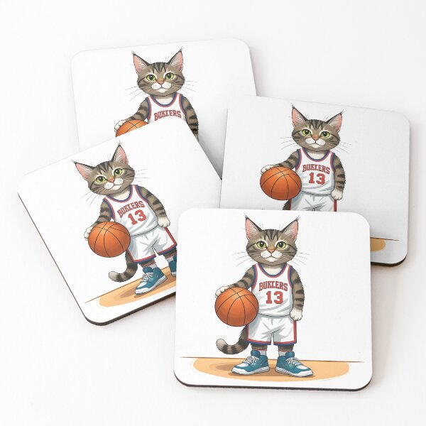 Item preview, Cat basketball player designed and sold by PrintLabStudio.