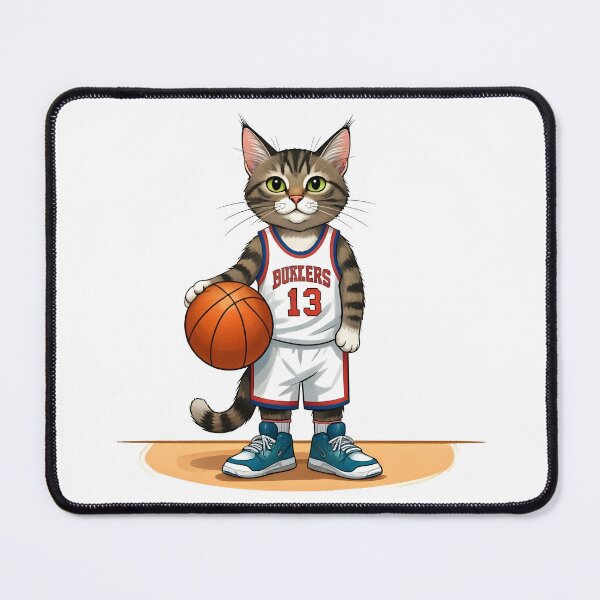 Item preview, Cat basketball player designed and sold by PrintLabStudio.