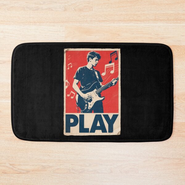 Item preview, Play – Retro Guitarrist in Hope Style designed and sold by HoopeStylee.