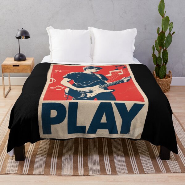 Item preview, Play – Retro Guitarrist in Hope Style designed and sold by HoopeStylee.