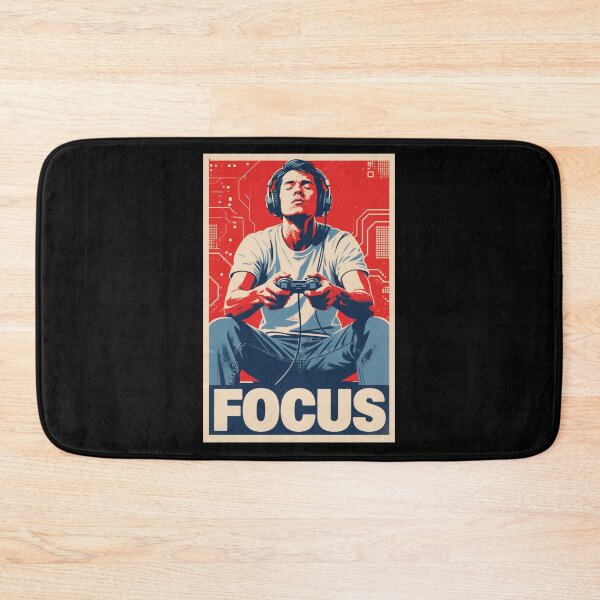 Item preview, Focus – Gamer in Hope Style Illustration designed and sold by HoopeStylee.