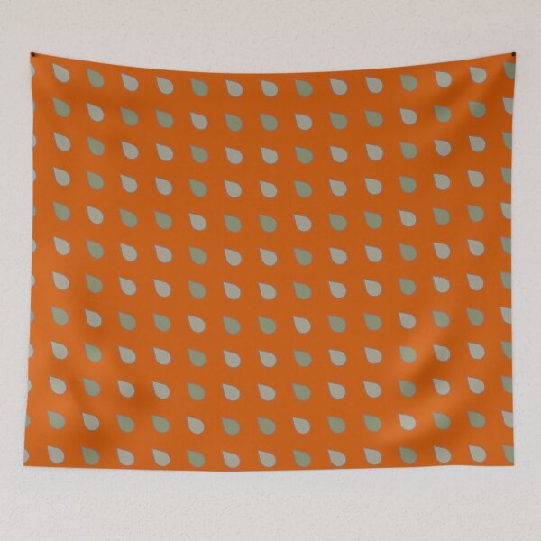 Item preview, Orange, Fawn Rain Drops, Pattern, Golden, Trim, Pear Shape, Tear Drops designed and sold by AASparksDesigns.