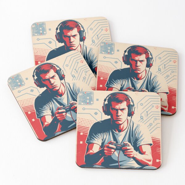 Item preview, Focus – Gamer in Hope Style Illustration Obama style designed and sold by HoopeStylee.