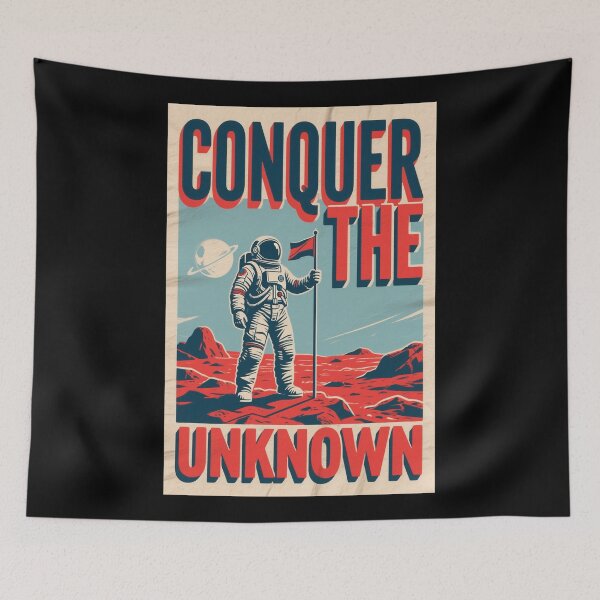 Item preview, Conquer the Unknown – Astronaut Hope Style Art designed and sold by HoopeStylee.