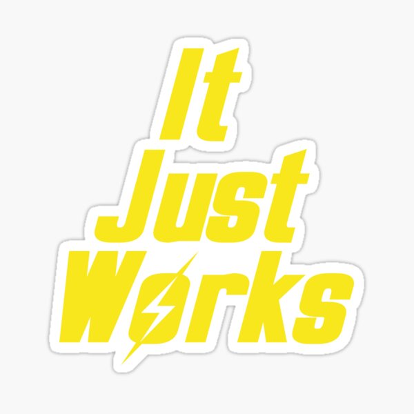 Item preview, It Just Works Fallout Font designed and sold by Vintage Visions Art.