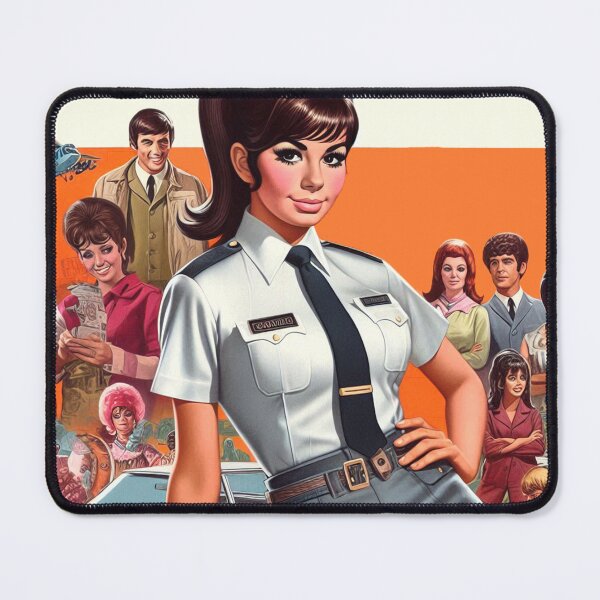 Item preview, Retro Uniform Girl designed and sold by PulpVintage.