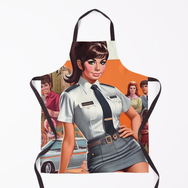 Item preview, Retro Uniform Girl designed and sold by PulpVintage.