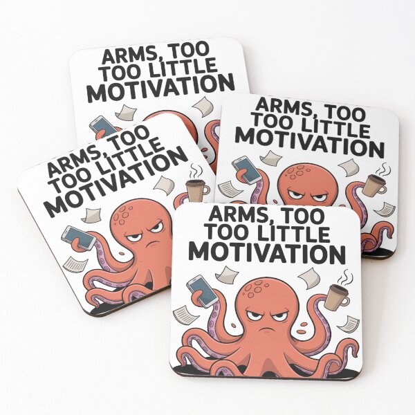 Item preview, The Overwhelmed Octopus designed and sold by DerNachtfuchs.