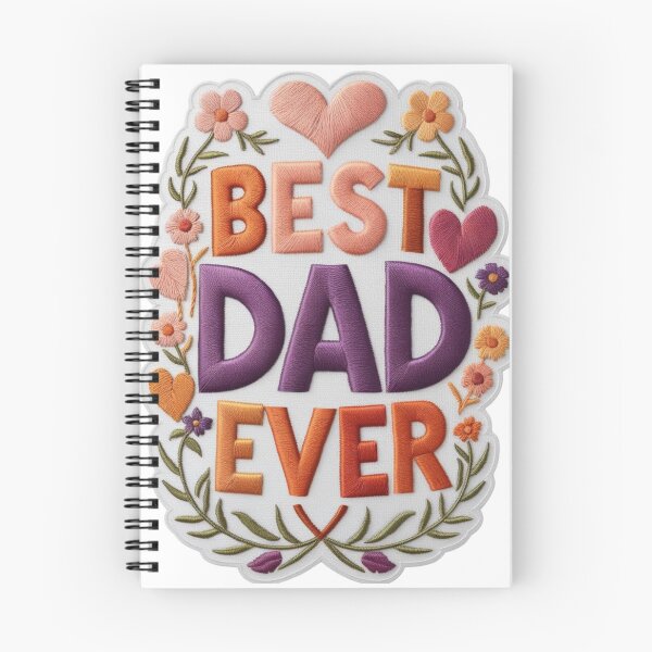 Item preview, Best Dad Ever Embroidered Patch Design designed and sold by ArtDesignTp.