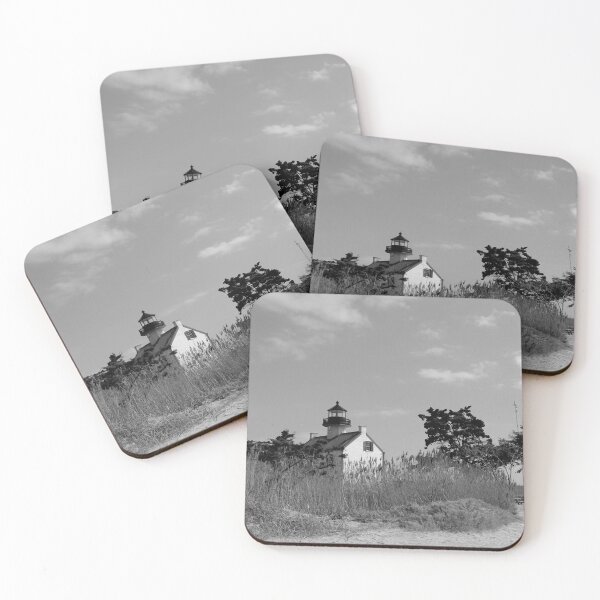 Item preview, East Point Lighthouse In Black and White designed and sold by Linda Sannuti.