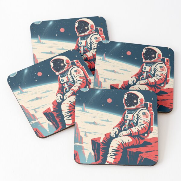 Item preview, Stay Curious – Astronaut Reflecting in Hope Style designed and sold by HoopeStylee.