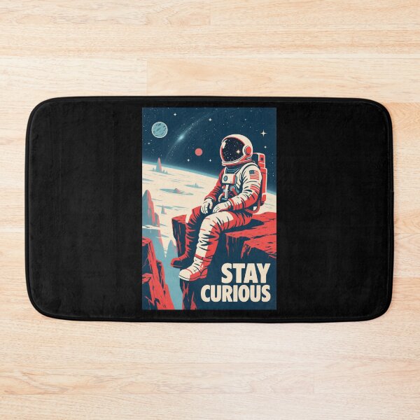 Item preview, Stay Curious – Astronaut Reflecting in Hope Style designed and sold by HoopeStylee.