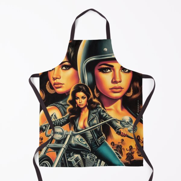 Item preview, Retro Biker Girls designed and sold by PulpVintage.