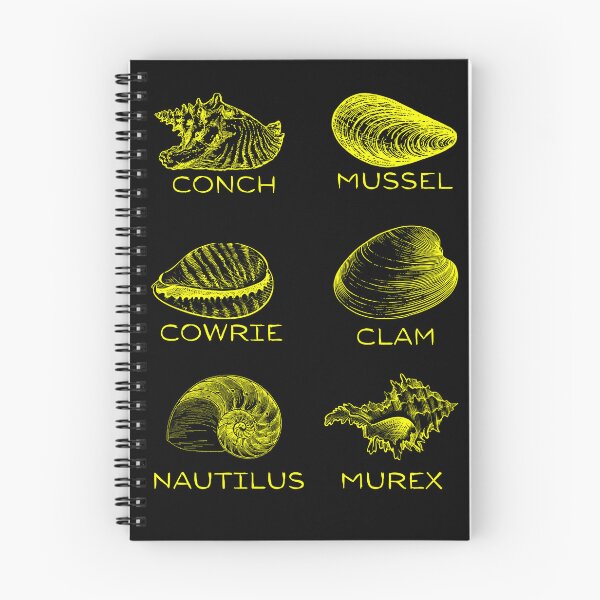 Item preview, 6 Types of Shells - Yellow designed and sold by BeWilDesigns.