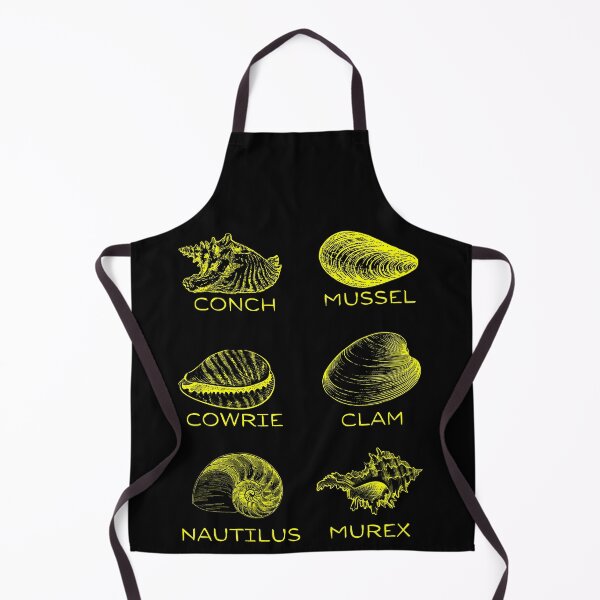 Item preview, 6 Types of Shells - Yellow designed and sold by BeWilDesigns.