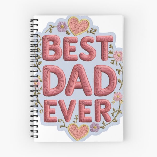 Item preview, Best Dad Ever Embroidered Patch Design designed and sold by ArtDesignTp.