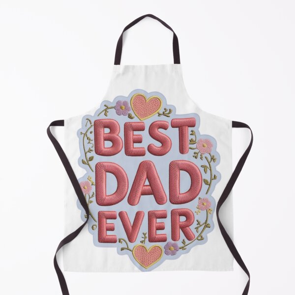 Item preview, Best Dad Ever Embroidered Patch Design designed and sold by ArtDesignTp.