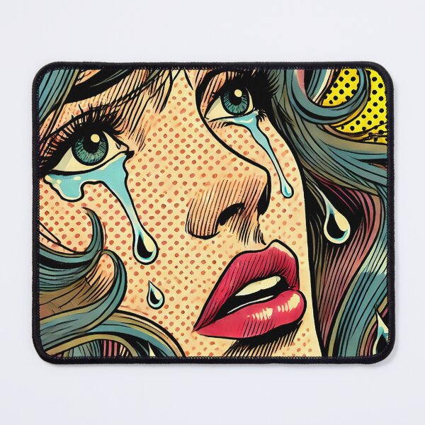 Item preview, Pop Art: Crying Woman designed and sold by PinUpPizzazz.