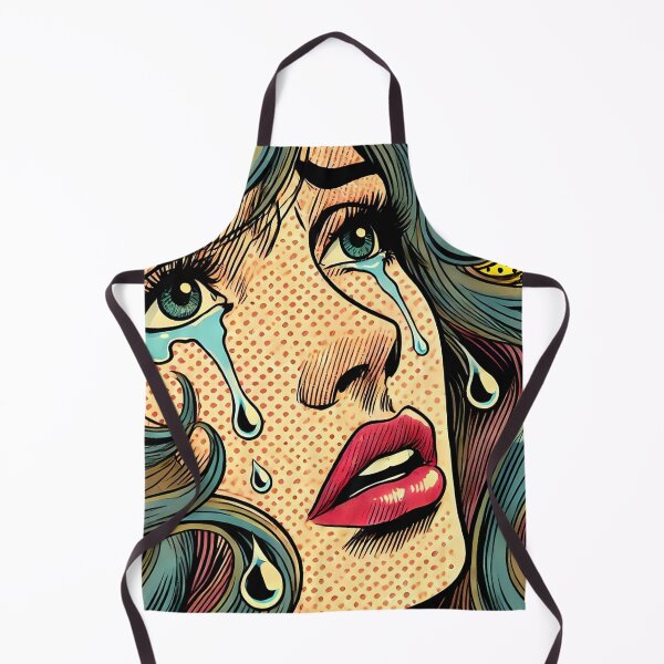 Item preview, Pop Art: Crying Woman designed and sold by PinUpPizzazz.