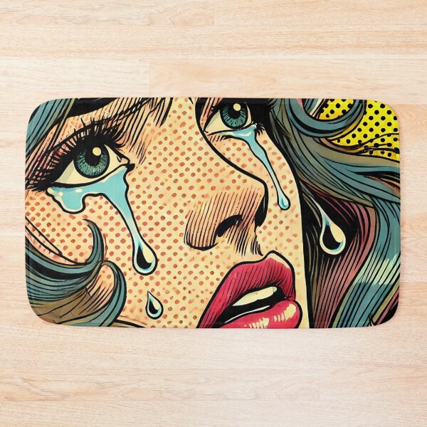 Item preview, Pop Art: Crying Woman designed and sold by PinUpPizzazz.