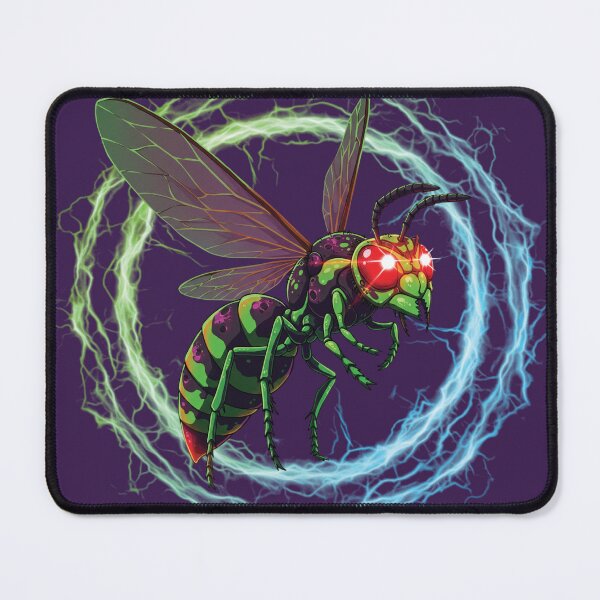 Item preview, Glowing-Eyed Wasp with Energy Aura designed and sold by KiwiRider.
