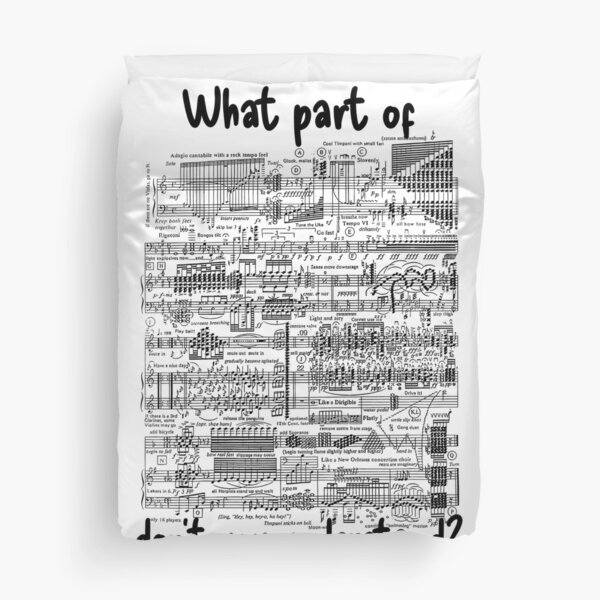 Item preview, What part of don't you understand? - sarcastic music geek humor, light background designed and sold by PixelPunny.