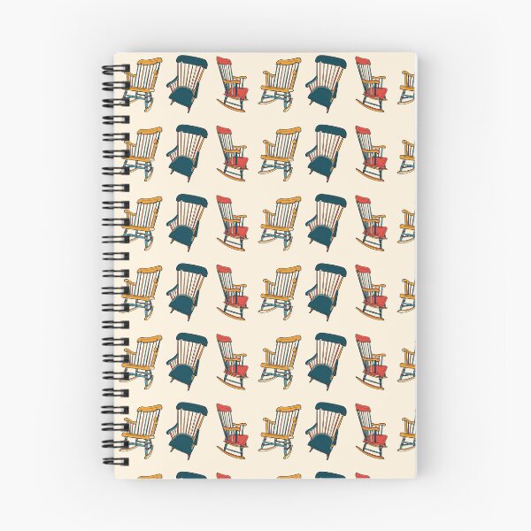 Item preview, Vintage Rocking Chair Sticker Shirt Tote Red Yellow Blue designed and sold by LayerCakeDigDes.