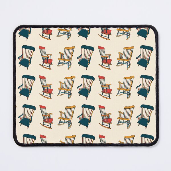Item preview, Vintage Rocking Chair Sticker Shirt Tote Red Yellow Blue designed and sold by LayerCakeDigDes.