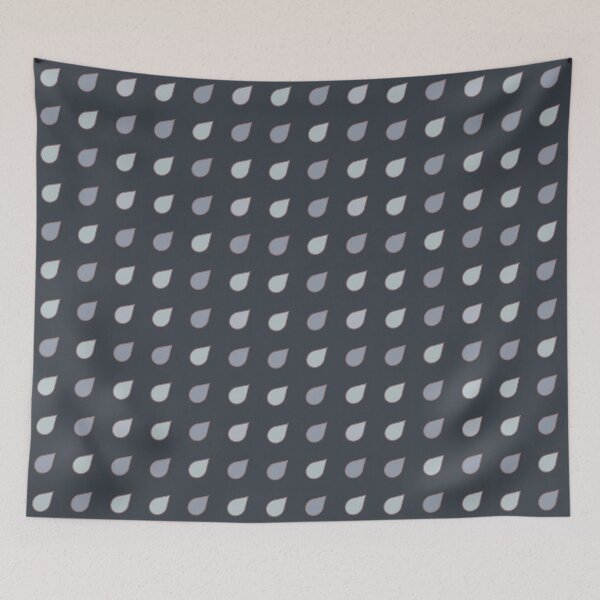 Item preview, Charcoal, Grey Rain Drops, Tear Drops, Pattern, Pear Shaped, Symmetry  designed and sold by AASparksDesigns.