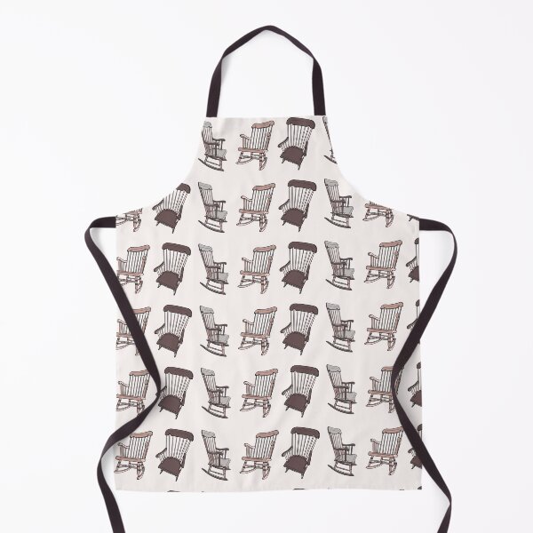 Item preview, Vintage Rocking Chair Sticker Shirt Tote Grey Brown designed and sold by LayerCakeDigDes.
