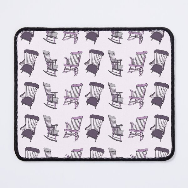 Item preview, Vintage Rocking Chair Sticker Shirt Tote Grey Purple designed and sold by LayerCakeDigDes.
