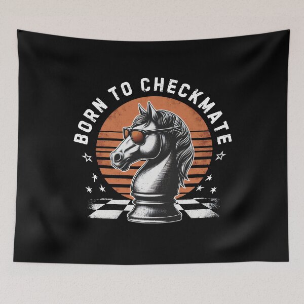 Item preview, Cool Chess Knight Sunglasses Born to Checkmate Board game Fun  designed and sold by BeaverFriends.