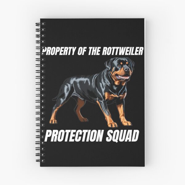 Item preview, Property of the Rottweiler Protection Squad – Funny Dog Lover Design designed and sold by JCRockDesign.