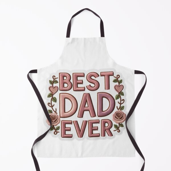 Item preview, Best Dad Ever Embroidered Patch Design designed and sold by ArtDesignTp.