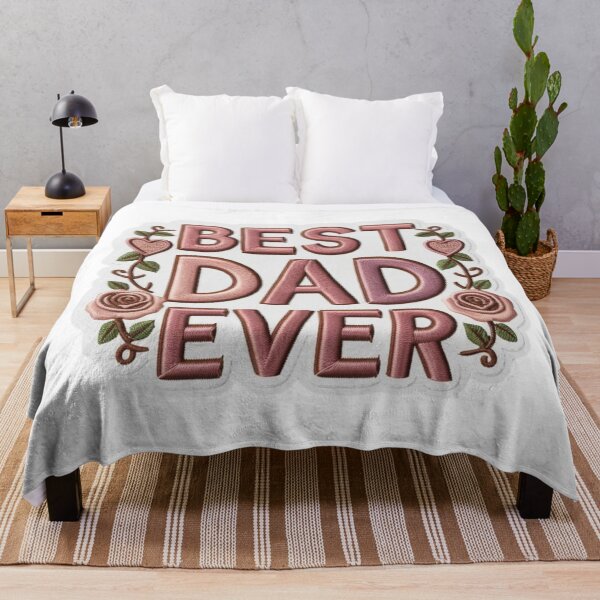 Item preview, Best Dad Ever Embroidered Patch Design designed and sold by ArtDesignTp.