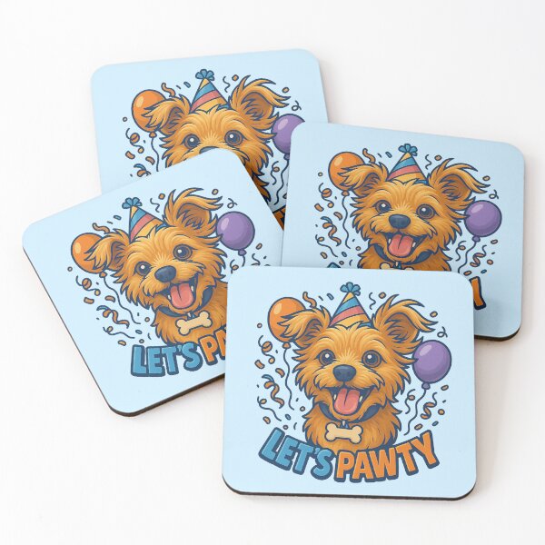 Item preview, Let's Pawty designed and sold by DopamineBee.