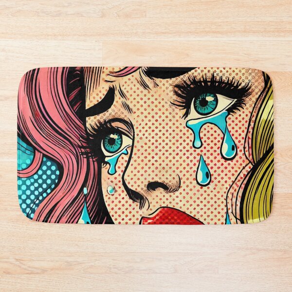 Item preview, Pop Art: Crying Woman designed and sold by PinUpPizzazz.