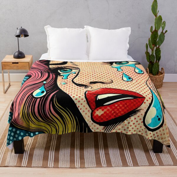 Item preview, Pop Art: Crying Woman designed and sold by PinUpPizzazz.