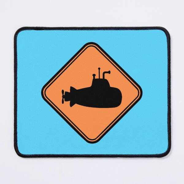 Item preview, Submarine Sign Warning Caution Danger Notice Logo designed and sold by shirt-o-mat.