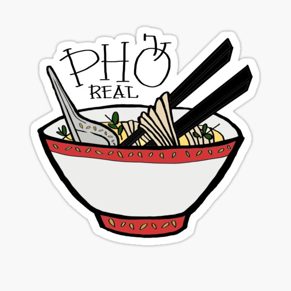 Pho Real Sticker
