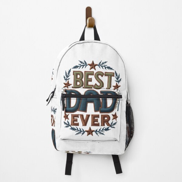 Item preview, Best Dad Ever Embroidered Patch Design designed and sold by ArtDesignTp.