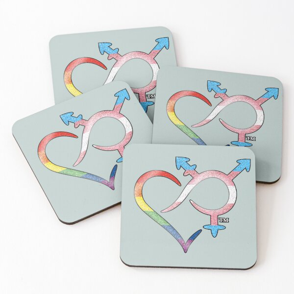 Item preview, Inclusivity & Love symbol TG PRIDE texturized designed and sold by Lahila Designs.