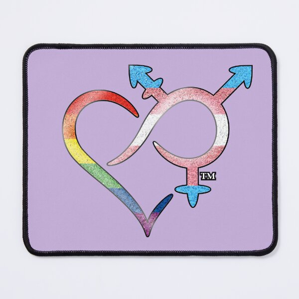 Item preview, Inclusivity & Love symbol TG PRIDE texturized designed and sold by Lahila Designs.