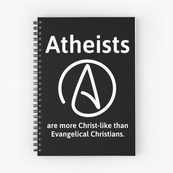 Item preview, Atheists are more Christ-like than evangelical Christians  designed and sold by Rachel the Artist .