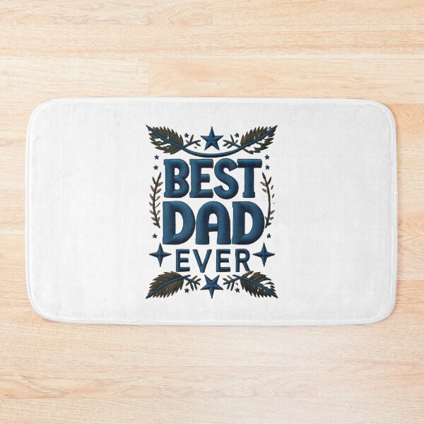 Item preview, Best Dad Ever Embroidered Patch Design designed and sold by ArtDesignTp.