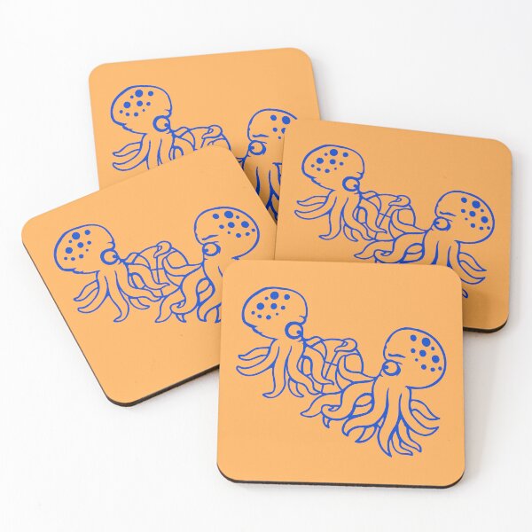 Item preview, 2 octopus team friends playing basketball sport designed and sold by shirt-o-mat.