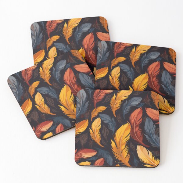 Item preview, Falling Autumn Feathers designed and sold by DDsTreasuresWV.