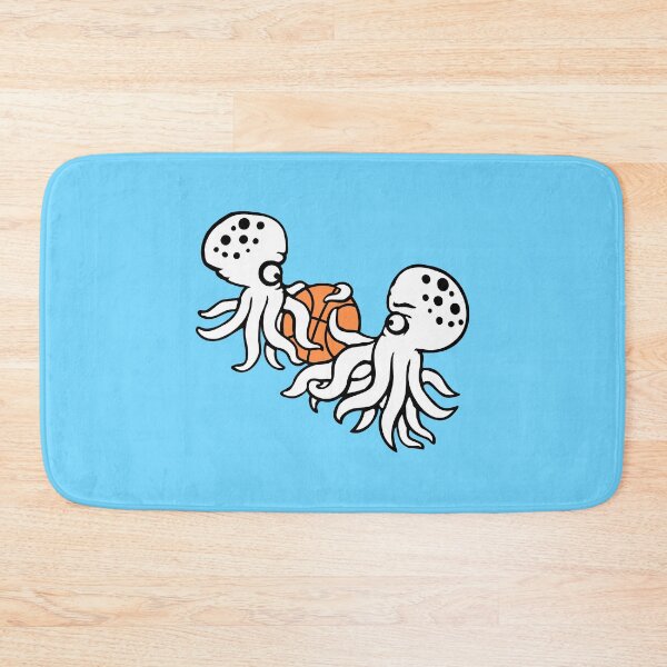 Item preview, 2 octopus team friends playing basketball sport designed and sold by shirt-o-mat.