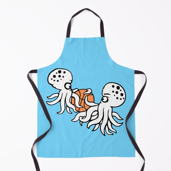 Item preview, 2 octopus team friends playing basketball sport designed and sold by shirt-o-mat.